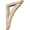 Ekena Millwork Thorton Traditional Smooth Bracket w/ Offset Brace, Douglas Fir, 5 1/2"W x 32"D x 40"H BKT0604X32X40THR01SDF - alternate 1
